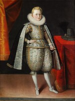 瓦迪斯瓦夫王子，约10岁，1605年左右