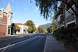 View of West Main Street and Santa Cruz Ave Los Gatos