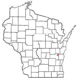 Location of Marshfield, Wisconsin