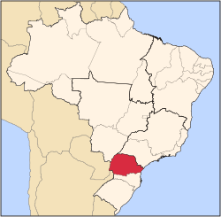 巴拉那州 Paraná的位置