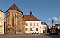 Chomutov, townhall - býv. komenda Řádu německých rytířů, church: s kostelem sv. Kateřiny