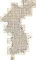 Image 13 Daedongyeojido Map: Kim Jeong-ho Daedongyeojido is a large scale map of Korea produced by Chosun Dynasty cartographer and geologist Kim Jeong-ho in 1861. Considered to mark the zenith of pre-modern Korean cartography, the map consists of 22 separate, foldable booklets, each covering approximately 47 kilometres (29 mi) (north-south) by 31.5 kilometres (19.6 mi) (east-west). Combined, they form a map of Korea that is 6.7 metres (22 ft) wide and 3.8 metres (12 ft) long. Daedongyeojido is praised for precise delineations of mountain ridges, waterways, and transportation routes, as well as its markings for settlements, administrative areas, and cultural sites. More selected pictures