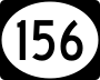 Highway 156 marker