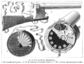 Image 2Louis Poyet [fr]'s engraving of the mechanism of the "fusil photographique" as published in La Nature (april 1882) (from History of film technology)