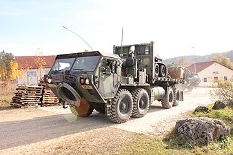 HEMTT M1120A2 with standard softskin cab