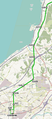 2007年竹竹苗輕軌運輸系統綠線路線圖（南段[a]）