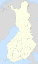 Location of Karhula in Finland