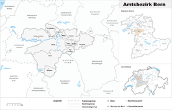 伯恩區 Bern District的位置