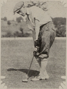 Cohen at the East Lake Golf Club, 1925