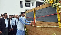 The Minister of State (Independent Charge) for Power, Coal and New and Renewable Energy, Shri Piyush Goyal inaugurating the Premasharay – a home for Cancer patients and Relatives of Tata Medical Centre, built by CSR initiative of Coal India Limited, at Rajarhat, New Town, Kolkata on July 03, 2015.