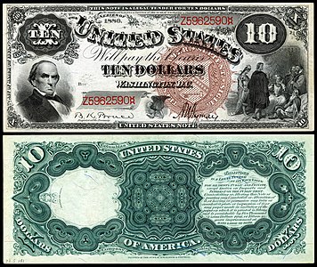 $10 Daniel Webster