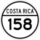 National Secondary Route 158 shield}}