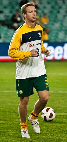Carney with Australia in 2010