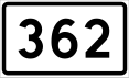 County Road 362 shield