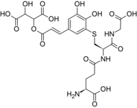 Chemical structure of grape reaction product