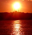Image 11The sun setting over the Golden Horn in the city of Istanbul.