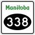 Provincial Road 338 marker