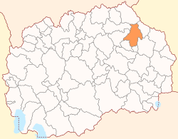 Location of Municipality of Kočani