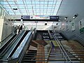 名铁岐阜站中央改札口的楼梯（2008年9月）