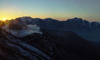 from Mount Kashimayari 鹿島槍ヶ岳より