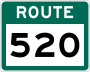 Route 520 marker