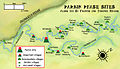 A map showing the Parkin Phase, a Mississippian cultural component, and its associated sites in en:Arkansas