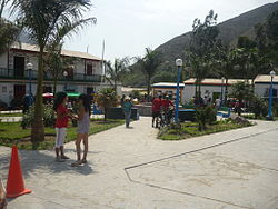 Plaza of the town of Antioquia