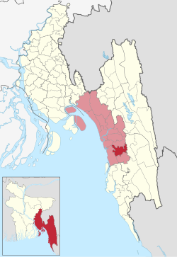Location of Satkania