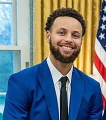 Basketball player Stephen Curry from California