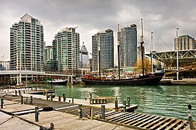 Harbourfront consists of the northern shoreline of Downtown Toronto
