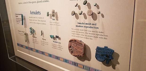 Amulets at the Denver Museum of Nature and Science