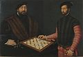 Image 14Antonis Mor, 1549, Von Sachsen vs. a Spaniard (from Chess in the arts)