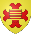 Coat of arms of the lords of Boulay, Useldange and Soleuvre.