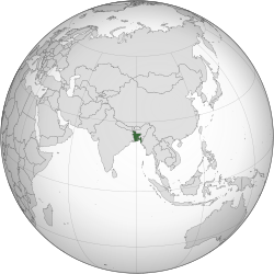 东巴基斯坦的位置
