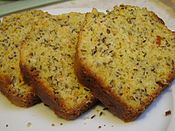 Caraway seed cake is a traditional British cake flavoured with caraway or other flavourful seeds. Caraway seeds have been long used in British cookery.
