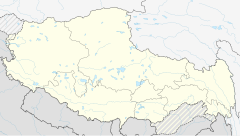 Charding Nullah relative to the Tibet Autonomous Region