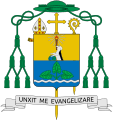 Coat of arms as Auxiliary Bishop of Nueva Segovia