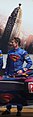 David Coulthard promoting the launch of Superman Returns at the 2006 Monaco Grand Prix.