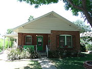 Glendale’s historic Methodist Church parsonage house, built in 1898, was moved to 7142 N. 58th Avenue and is now an antique store. The house is also known as the C. E. Allen House. The Allen family occupied the house in 1924.