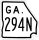 State Route 294N marker