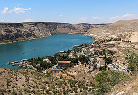 Old Halfeti and the river Euphrates