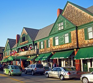 The Newport Casino is located at 186-202 Bellevue Avenue, Newport, Rhode Island, United States. It was designated a National Historic Landmark on February 27, 1987.