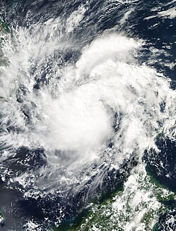 2008年11月16日的热带风暴红霞