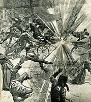 The assassination of Vyacheslav von Plehve, Le Patriote Illustré.