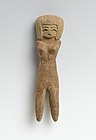 Female figurine; 2600-1500 BCE; ceramic; 11 x 2.9 x 1.6 cm (45⁄16 x 11⁄8 x 5⁄8 in.); Brooklyn Museum (New York City)