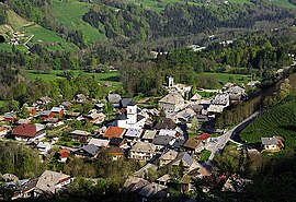 Le Biot seen from above