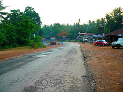 Karnataka SH1 towards Karkala at Ajekar