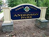 Anderson Park, Signage (as seen from Bellevue Avenue)