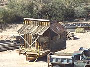 A 19th Century abandoned building in Goldfield.