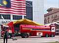 Scania tanker trailer of Malaysia Bomba.